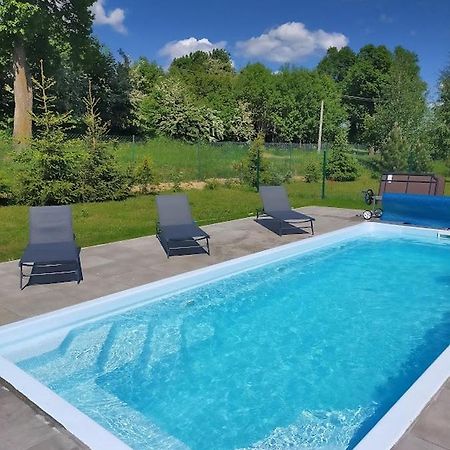 Gospodarstwo Agroturystyczne Z Basenem & Spa I Alpakami Ełk Exterior foto